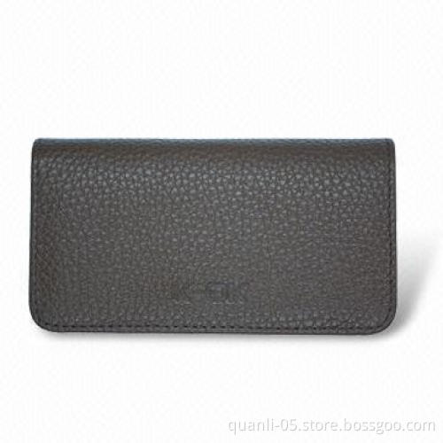 Leather Mobile Phone Case for BlackBerry, with Magnetic Button, Fashionable Design
